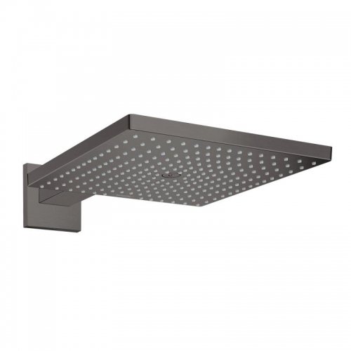 Купить Верхний душ Hansgrohe Raindance E 300 мм Brushed Black 26238340 хром черный матовый в Киеве vannaja.kiev.ua