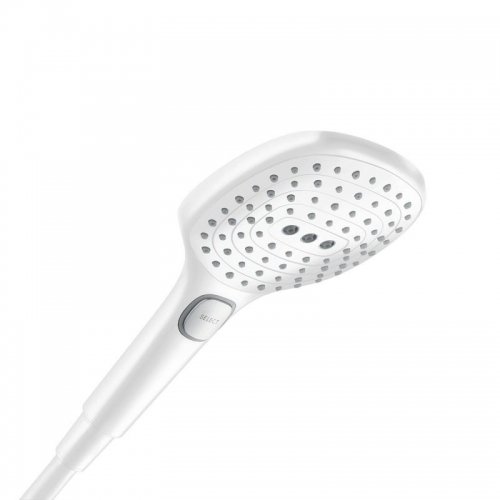 Купити Білий матовий Ручний душ Hansgrohe Raindance Select E Matt White 26520700 D 120 3 режими jet в Києві vannaja.kiev.ua