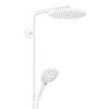 Купити Душова система біла матова Hansgrohe 27633700 Raindance Select S SHOWERPIPE Matt White 276337 темостат в Києві vannaja.kiev.ua