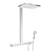 Купить Душевая стойка с термостатом Hansgrohe Rainmaker Select 27109400 Showerpipe тропический душ - 460 режима 2, белый/хром в Киеве vannaja.kiev.ua