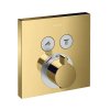 Термостатический смеситель Hansgrohe ShowerSelect Polished Gold Optic (15763990) Купить Термостатический смеситель Hansgrohe ShowerSelect Polished Gold Optic (15763990) в Киеве vannaja.kiev.ua