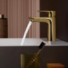 Купить Смеситель для раковины Hansgrohe Talis E Polished Gold Optic 71710990 золотой кран в Киеве vannaja.kiev.ua