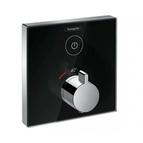 Купити HANSGROHE 15737600 SHOWERSELECT чорний змішувач термостат для одного споживача в Києві vannaja.kiev.ua