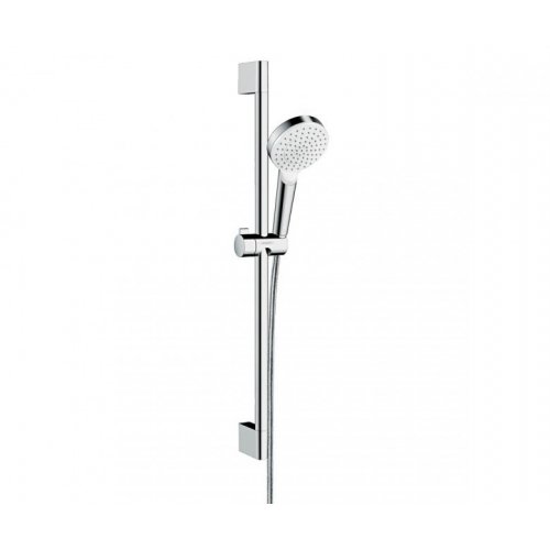 Гарнитур со штангой HANSGROHE 26533400 Crometta 1jet набор 0,65 м белый/хром Купить Гарнитур со штангой HANSGROHE 26533400 Crometta 1jet набор 0,65 м белый/хром в Киеве vannaja.kiev.ua