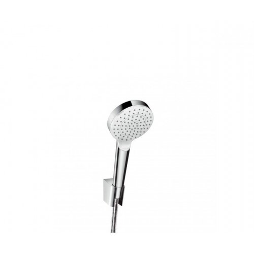 Гарнитур с держателем HANSGROHE 26690400 Crometta 1jet Душевой набор 1,25 м белый/хром Купить Гарнитур с держателем HANSGROHE 26690400 Crometta 1jet Душевой набор 1,25 м белый/хром в Киеве vannaja.kiev.ua