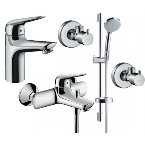Набор смесителей для ванны HANSGROHE 710342774 Новус Хансгрое 4 в 1 Купить Набор смесителей для ванны HANSGROHE 710342774 Новус Хансгрое 4 в 1 в Киеве vannaja.kiev.ua