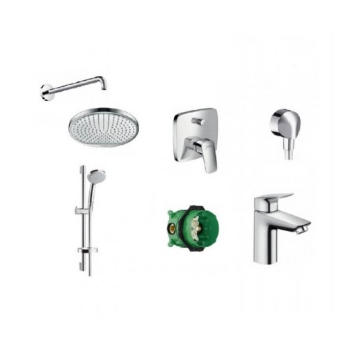 Набор скрытого монтажа 7 в 1 HANSGROHE LOGIS 71405111 Купить Набор скрытого монтажа 7 в 1 HANSGROHE LOGIS 71405111 в Киеве vannaja.kiev.ua
