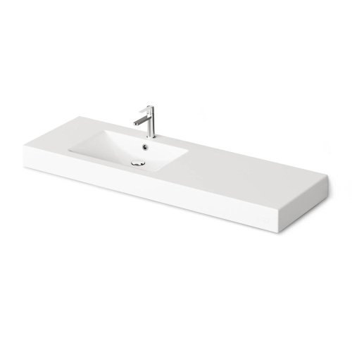 Умивальник підвісний PAA Long Step 1500 A, литий камінь, лівий, 150х49, Glossy Alpine White (ILS1500_A_00) Купити Умивальник підвісний PAA Long Step 1500 A, литий камінь, лівий, 150х49, Glossy Alpine White (ILS1500_A_00) в Києві vannaja.kiev.ua