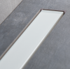Купить Душевой канал Pestan FRAMELESS Line 85 см белое стекло 13701215 Полный комплект в Киеве vannaja.kiev.ua