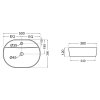 Раковина Jaquar JDR, 50x38 см, овальна на стільницю JDS-WHT-25937 JDSWHT25937 Купити Раковина Jaquar JDR, 50x38 см, овальна на стільницю JDS-WHT-25937 JDSWHT25937 в Києві vannaja.kiev.ua