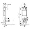 недорогие инсталляции для унитаза K97-491 Cersanit Tech Line Base K97-491 Купить недорогие инсталляции для унитаза K97-491 Cersanit Tech Line Base K97-491 в Киеве vannaja.kiev.ua