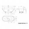 KALDEWEI 2912 0001 0001 CLASSIC DUO OVAL 291200010001 Ванна 180x80см Сталева Овальний Mod.111 Купить KALDEWEI 2912 0001 0001 CLASSIC DUO OVAL 291200010001 Ванна 180x80см Сталева Овальний Mod.111 в Киеве vannaja.kiev.ua