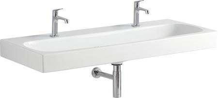 KERAMAG 123520 Citterio 123520000 Раковина 120 x 50 см з Двома Отвором під Змішувач Купити KERAMAG 123520 Citterio 123520000 Раковина 120 x 50 см з Двома Отвором під Змішувач в Києві vannaja.kiev.ua