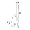 Купить paffoni KITLIG018ST300 Встроенная душевая система Paffoni Shower (верхний душ Ø300 мм, цвет сталь) в Киеве vannaja.kiev.ua