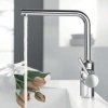 Купить Kludi L-ine 428140577 Кухонный однорычажный смеситель поворотный клуди лайн в Киеве vannaja.kiev.ua
