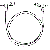 Купити Kludi 6107291-00 Supara 6107291 Душовий Шланг Силіконовий 1600 мм з двостороннім захистом від скручування Колір Білий в Києві vannaja.kiev.ua