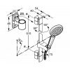 Купить KLUDI 661400500 A-QA 6614005-00 1S Душевой Набор 0,9 м Цвет Хром в Киеве vannaja.kiev.ua