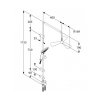 Купити KLUDI 670930500 FiZZ 6709305-00 Dual Shower Душова Система з Верхнім і Ручним Душем Колір Хром в Києві vannaja.kiev.ua