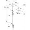 Купити Душова система KLUDI 6809305-00 LOGO DUAL 680930500 для ванн та в душ, хром в Києві vannaja.kiev.ua