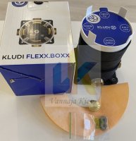 душевая система kludi скрытого монтажа черная матовая H77008 большой душ 300 мм