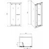 Kolo GDRB80205003 GEO 6 Двери Душевые 80 * 190 см МАТОВЫЕ Стекла Prismatic Хром Польша Купить Kolo GDRB80205003 GEO 6 Двери Душевые 80 * 190 см МАТОВЫЕ Стекла Prismatic Хром Польша в Киеве vannaja.kiev.ua