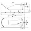 KOLO XWP3070 COMFORT XWP3070000 Ванна Прямоугольная 170Х75 см Акриловая XWP0270 с Ножками SN7 Купить KOLO XWP3070 COMFORT XWP3070000 Ванна Прямоугольная 170Х75 см Акриловая XWP0270 с Ножками SN7 в Киеве vannaja.kiev.ua