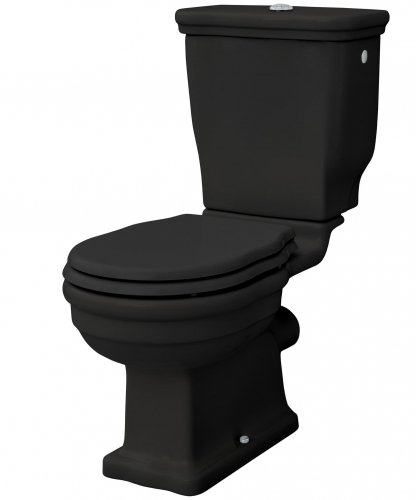Купити Унітаз-компакт Artceram Hermitage, black glossy (HEV004 03; 00) в Києві vannaja.kiev.ua