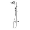 Bossini L10402 030 Elios Душевая система с сместителем термостатом с изливом верхним душем 250 мм и ручным душем со шлангом хром L10402000030008 Купить Bossini L10402 030 Elios Душевая система с сместителем термостатом с изливом верхним душем 250 мм и ручным душем со шлангом хром L10402000030008 в Киеве vannaja.kiev.ua