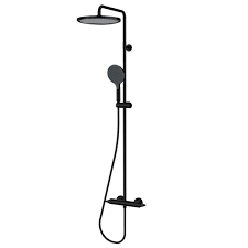 Чёрный матовый Душевая система с термостатом для душа L10505 073 Bossini Apice L10505.073 Купить Чёрный матовый Душевая система с термостатом для душа L10505 073 Bossini Apice L10505.073 в Киеве vannaja.kiev.ua