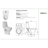 Купить KOLO L39003 Modo L39003000 Унитаз-Компакт Косой Выпуск + Сиденье Микролифт c Click2Clean в Киеве vannaja.kiev.ua