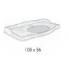 Купить LABOR LEGNO HC105 Раковина - Моноблок на Тумбу 105 * 56 VICTORIA Умывальник Италия Артикул - 102340 в Киеве vannaja.kiev.ua