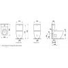 Купить Laufen Pro h8619520000001 Унитаз напольный горизонтальный слив воды в Киеве vannaja.kiev.ua
