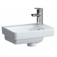 500.188.01.7 Geberit Selnova Comfort Умывальник безбарьерный 650х550 мм без перелива, отверстие под смеситель, белый 500188017