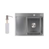 Мойка для кухни с крылом интегрированная левая Lidz Handmade H6350L (LDH6350BRUL45588) Brushed Steel 3,0/1,0 мм Купить Мойка для кухни с крылом интегрированная левая Lidz Handmade H6350L (LDH6350BRUL45588) Brushed Steel 3,0/1,0 мм в Киеве vannaja.kiev.ua