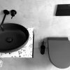 Купити Paffoni LIG007NO70 Black LIG 007 NO 70 Змішувач для умивальника для прихованого монтажу 245 мм матовий чорний (з внутрішньою частиною) в Києві vannaja.kiev.ua