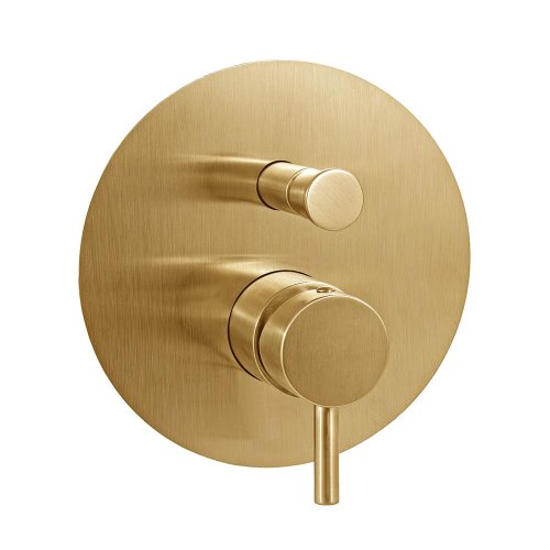Купити Змішувач для душу Paffoni Light, на 2 виходи, Brushed Honey Gold (LIG015HGSP) в Києві vannaja.kiev.ua