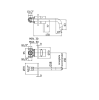 Купить Смеситель для раковины Paffoni LIG 101 NO 70 Light 175 мм LIG10170NO черный матовый (с внутренней частью) в Киеве vannaja.kiev.ua