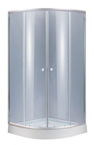 Купити Душова кабіна Lidz Latwa SC90x90.SAT.LOW.GR скло тоноване 4 мм без піддону LLSC9090SATLOWGR2 в Києві vannaja.kiev.ua
