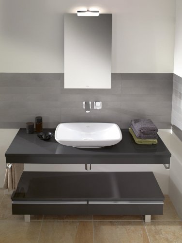 Купить Керамическая раковина Villeroy&Boch Loop & Friends 51540101 размеры 585 x 380 x 110 мм в Киеве vannaja.kiev.ua