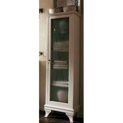 Купить LABOR LEGNO M011PATDX MARRIOT Пенал Высокий 162 см Правый Стекляные дверцы M0/11PATDX Цвет - Белая Патина в Киеве vannaja.kiev.ua