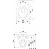 KOLO M1310002U + Oliveira 099949 OLI120 Набор Инсталляция с Унитазом + Клавиша 638504 Цвет - Хром Купить KOLO M1310002U + Oliveira 099949 OLI120 Набор Инсталляция с Унитазом + Клавиша 638504 Цвет - Хром в Киеве vannaja.kiev.ua