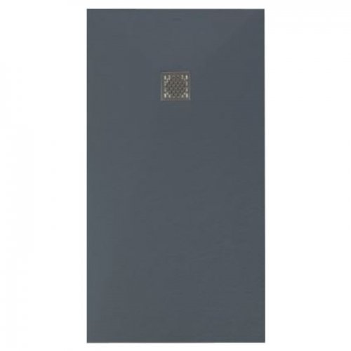 Купить Душевой поддон черного цвета 120 x 90 см MC Bath 01CKAN12000900N Антрацит Kubo SLATE NOX ANTRACITA в Киеве vannaja.kiev.ua