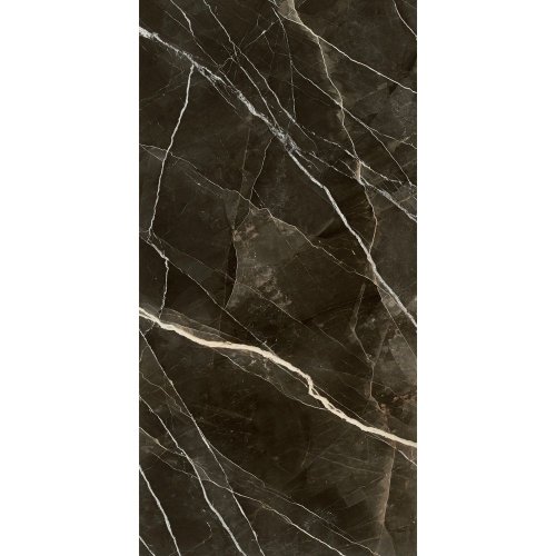 Купить Керамогранитная плита для столешниц Marazzi Grande Marble Look Calacatta Black Satin Plus 12mm 162x324 (MNGX) в Киеве vannaja.kiev.ua