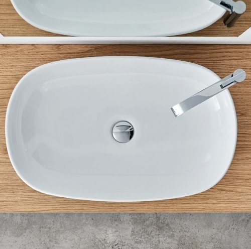 Купить Раковина накладная 66 см NIC Design Milk (001 305) в Киеве vannaja.kiev.ua
