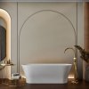 Купить Ванна из литого камня Studio Stone Nile 160х62 отдельностоящая, белая (NIL160062) в Киеве vannaja.kiev.ua