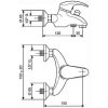 Смеситель в ванны EMMEVI NS24001 ALEXA Купить Смеситель в ванны EMMEVI NS24001 ALEXA в Киеве vannaja.kiev.ua