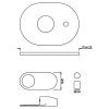 Верхняя часть смесителя встроенного ванна Jaquar Ornamix Prime ORPCHR10065KPM, для ALD-065 хром Купить Верхняя часть смесителя встроенного ванна Jaquar Ornamix Prime ORPCHR10065KPM, для ALD-065 хром в Киеве vannaja.kiev.ua