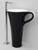 Каменная раковина 70 см Artceram Cup, black (OSL004 01; 50) Купить Каменная раковина 70 см Artceram Cup, black (OSL004 01; 50) в Киеве vannaja.kiev.ua
