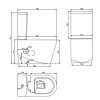 Primera 8390022 GRAND Компакт унітаз керамічний з бачком + кришка Soft Close і Quick Release 8190022, білий Купити Primera 8390022 GRAND Компакт унітаз керамічний з бачком + кришка Soft Close і Quick Release 8190022, білий в Києві vannaja.kiev.ua
