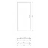 PRIMERA SDC1190 Frame Душевая Дверь Распашная 90 х 190 см Хром/Прозрачное стекло Купить PRIMERA SDC1190 Frame Душевая Дверь Распашная 90 х 190 см Хром/Прозрачное стекло в Киеве vannaja.kiev.ua